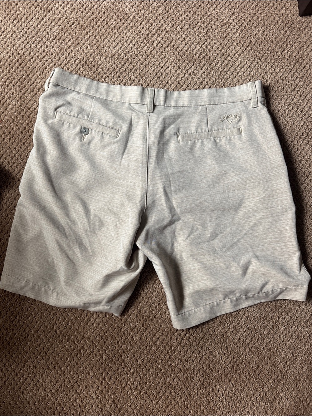 Callaway Men's Light Gray Performance Golf Shorts